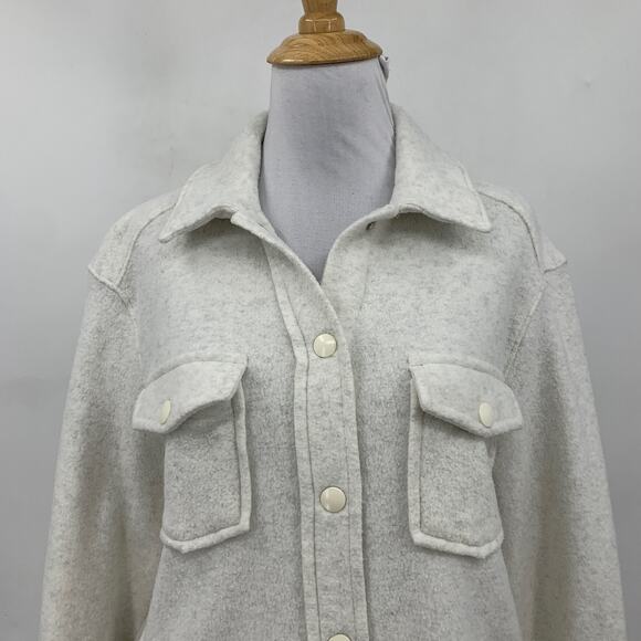 Haven Well Within Jacket Womens XS Extra Small Snow Snap Buttons Fleece Pocket - Picture 3 of 12